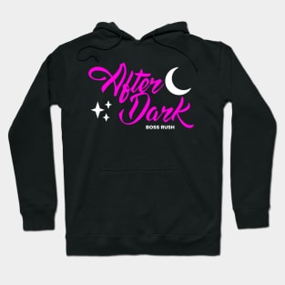 Boss Rush After Dark Logo (Pink + White) Hoodie